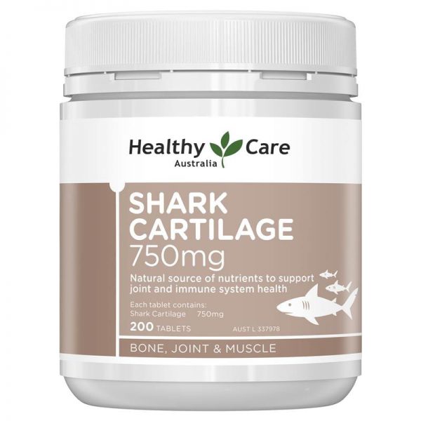 Healthy Care Shark Cartilage 750mg - Sụn cá mập